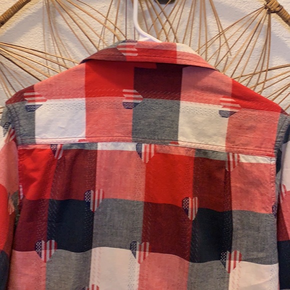 KEREN hartRed White and Blue Jacket/Blazer Size Small - Picture 6 of 8